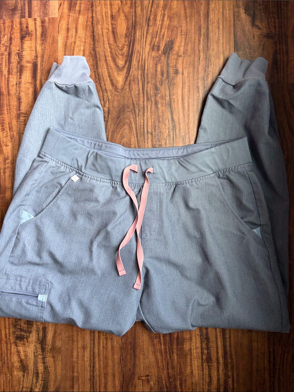 Figs Zamora Scrub Pants in Heather Denim
